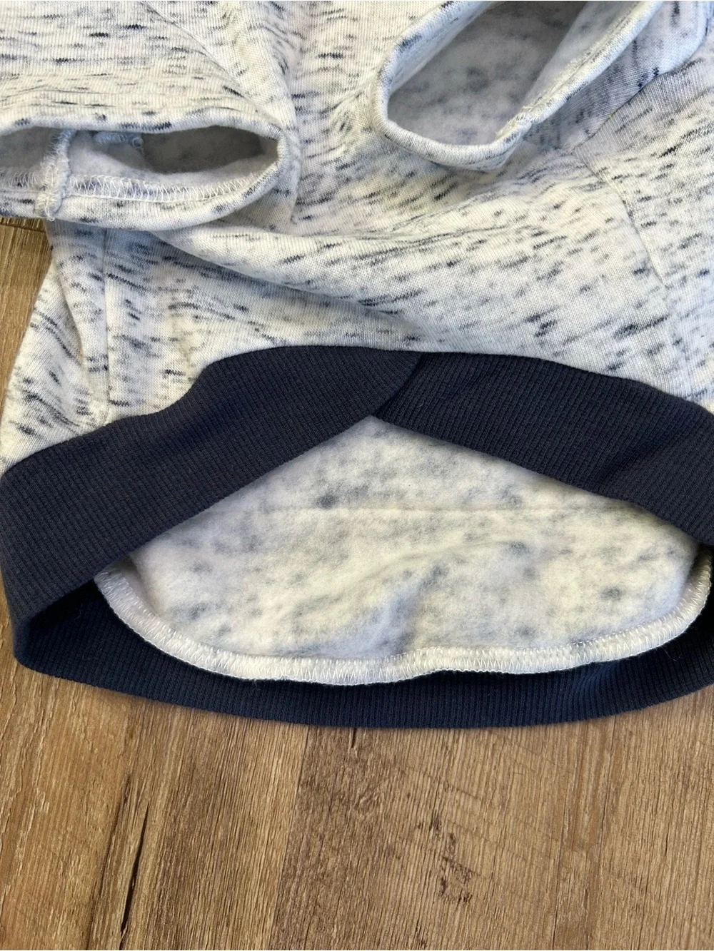 Dog Cozy Hooded Sweatshirt in Light Heather Grey